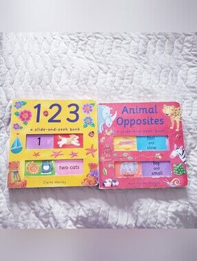 Slide and Seek Board Books - Number's and Animals